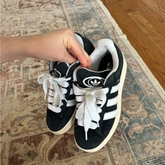 Adidas Campus 00s Black and White Sneakers Women’s - Picture 12 of 12